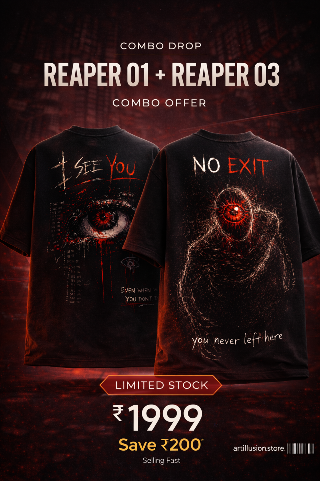 Reaper 01 + Reaper 03 Combo | Fear Pack