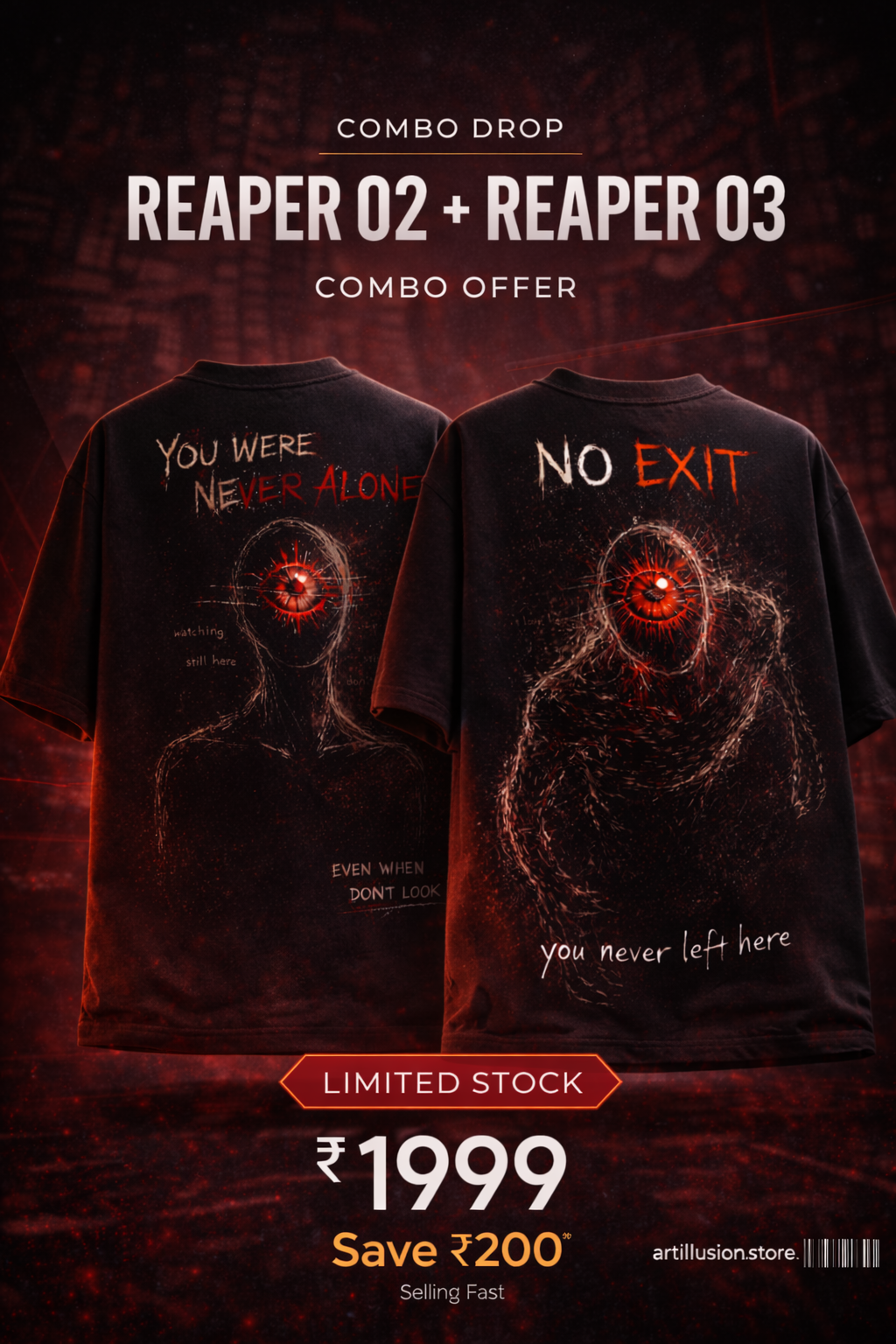 Reaper 02 + Reaper 03 Combo | Darkest Pair